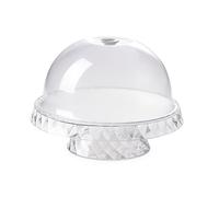 Omada Design Base para pasteles y frutas diámetro 36 cm y altura 16,5 cm, de plástico irrompible, Diamond Line