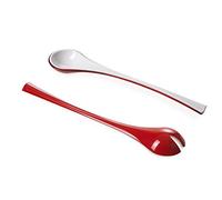 Omada Design Cubiertos de ensalada vajilla moderna, con un efecto sombreado en el exterior, para que su cocina sea práctica y divertida, Trendy Line