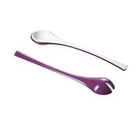 Omada Design Cubiertos de ensalada vajilla moderna, con un efecto sombreado en el exterior, para que su cocina sea práctica y divertida, Trendy Line