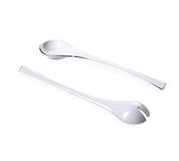 Omada Design Cubiertos de ensalada vajilla moderna, con un efecto sombreado en el exterior, para que su cocina sea práctica y divertida, Trendy Line
