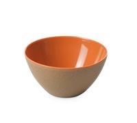 omada Design - Cuenco de Cocina de 1,5 l - Recipiente de plástico y Madera - Duradero e irrompible - Fabricado en Italia - Línea Ecoliving