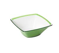 omada Design Ensaladera de 2,3 L, Cuenco de Cocina de acrílico irrompible, Lavable en lavavajillas, Fabricado en Italia, lìnea Square