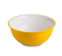 omada Design Ensaladera de 3.5 litros, Medidas: 26.5 x h 12 cm Blanco interior, coloreado en el exterior, en plástico y antibacteriano, Adecuado para MICROONDAS e irrompible, para cocina.