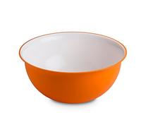 omada Design Ensaladera de 3.5 litros, Medidas: 26.5 x h 12 cm Blanco interior, coloreado en el exterior, en plástico y antibacteriano, Adecuado para MICROONDAS e irrompible, para cocina.