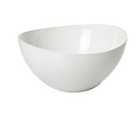 omada Design Ensaladera en plástica bicolor irrompible, diámetro 20 cm, capacidad 1,5 litros, apilable y apto para lavavajillas, Linea Trendy