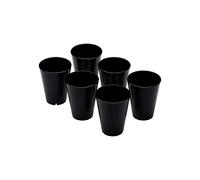 Omada Design - Juego de 6 vasos de agua de 275 ml, apilables, irrompibles, reutilizables, de plástico para uso exterior, línea Samba