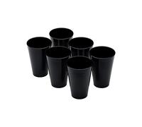 Omada Design - Juego de 6 vasos de cóctel y bebidas, 400 ml, apilables, irrompibles, de plástico para uso al aire libre, línea Samba
