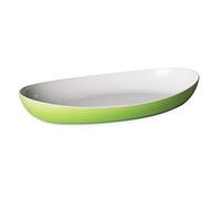 Omada Design Plato para servir u hornear en plástico irrompible de dos tonos, Made in Italy, 28 x 17 x 5 cm, apto para lavavajillas, ideal para platos fríos o calientes, línea Trendy