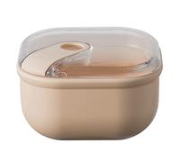 OMADA Design - Recipiente hermético para alimentos cuadrado con tapa transparente de 0,4 L - Línea Pull Box