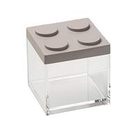 omada Design Recipiente para alimentos brick de 500 ml con tapa apilable y recipiente transparente - Línea Brickstore