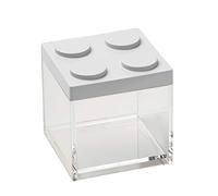 omada Design Recipiente para alimentos brick de 500 ml con tapa apilable y recipiente transparente - Línea Brickstore