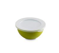 Omada Design Tazòn de 0.5 lt + tapa, diámetro 13,5 cm, blanco por dentro y coloreado por fuera, en polipropileno y antibacteriano, Sanaliving