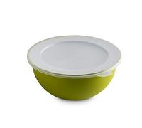 Omada Design Tazòn de 1.5 lt + tapa, diámetro 20 cm, blanco por dentro y coloreado por fuera, en polipropileno y antibacteriano, Sanaliving