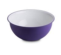 omada Ensaladera de diseño 6.5 litros, medidas: 32.5 x h 15.5 cm blanco por dentro, coloreado por fuera, en plástico y antibacteriano, apto para MICROONDAS e irrompible, línea Sanaliving