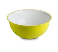 omada Ensaladera de diseño 6.5 litros, medidas: 32.5 x h 15.5 cm blanco por dentro, coloreado por fuera, en plástico y antibacteriano, apto para MICROONDAS e irrompible, línea Sanaliving