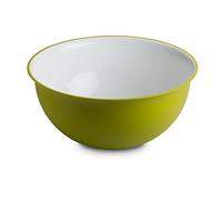 omada Ensaladera de diseño 6.5 litros, medidas: 32.5 x h 15.5 cm blanco por dentro, coloreado por fuera, en plástico y antibacteriano, apto para MICROONDAS e irrompible, línea Sanaliving