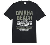 Omaha Beach 1944 Normandía Francia Nunca Olvides Comfort Colors Adult Heavyweight T-Shirt