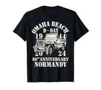 Omaha Beach D-Day 1944-2024 80 Aniversario Normandía Camiseta