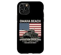 Omaha Beach Operación Overlord D-Day 1944 Tanque Sherman Carcasa para iPhone 11 Pro