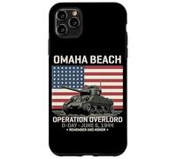 Omaha Beach Operación Overlord D-Day 1944 Tanque Sherman Carcasa para iPhone 11 Pro MAX