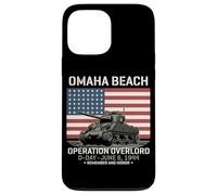 Omaha Beach Operación Overlord D-Day 1944 Tanque Sherman Carcasa para iPhone 13 Pro MAX