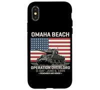 Omaha Beach Operación Overlord D-Day 1944 Tanque Sherman Carcasa para iPhone X/XS