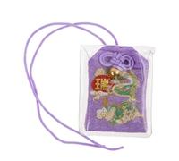 Omamori japonés - Diseño de dragón Celestial - Protección - Amuleto Amuleto Tradicional - 6 x 4 cm - Multicolor - Tela, plástico - Objeto Deco - Idea de Regalo asiático