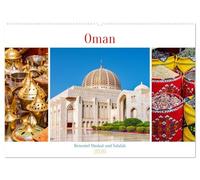 Oman - Reiseziel Maskat und Salalah (Wandkalender 2026 DIN A2 quer), CALVENDO Monatskalender: Eine Entdeckungsreise durch das Sultanat Oman im ... ist wie eine Reise aus Tausendundeiner Nacht.