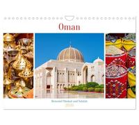 Oman - Reiseziel Maskat und Salalah (Wandkalender 2026 DIN A4 quer), CALVENDO Monatskalender: Eine Entdeckungsreise durch das Sultanat Oman im ... ist wie eine Reise aus Tausendundeiner Nacht.