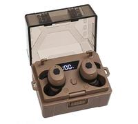 Omana Arm Next Totem Electronic Shooting Tapones para los oídos con protección contra el ruido Protección auditiva Paraorejas para caza/tiro táctico/militares/eventos musicales, marrón, Large