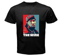 Omar Little The Wire Graphic tee Unisex 100% Cotton Short-Sleeve T-Shirts Black XL