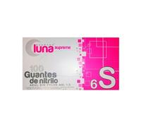 Omare Luna Guantes Nitrilo Azul Sin Polvo Talla S 100uds