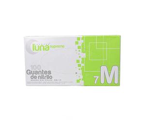 Omare Luna Supreme Guantes Desechables Negro Talla M Nitrilo 100 uds