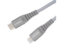 Omars iPhone Cable 1M Cargador de iPhone Cargador MFi Certificado Long Lightning Cable, Cargador de carga rápida para iPhone 13 12 PRO Max Mini 11 SE 2020 X XS Max XR 8 Plus 7 6s 6 5 5s 5c iPad-Gris