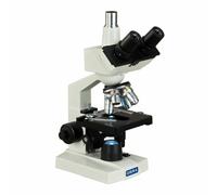 OMAX 40X-2500X LED Trinocular Lab Compuesto Microscopio Con Mecánico Etapa
