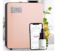 OmBiance - Difusor de Aceites Esenciales 3 en 1 - Cubre +1000m³ - Ambientador Eléctrico Aromaterapia sin Agua, Humidificador Silencioso Automático para Grandes Espacios, Hogar y Tienda