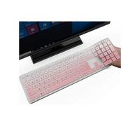 (Ombre Pink) Keyboard Cover Skin For Hp Pavilion 27 All In One Pc 27-xa0014/27 Xa0055ng/0370nd/0076hk/0010na, Hp Pavilion 24-