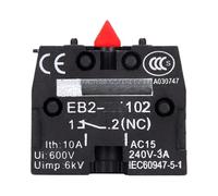 OMCFYSD 1 Uds Interruptor de botón 2 ZB2 autorreajuste Giratorio Parada Emergencia ba42/31 bx31/42 Pulgadas 3361(2 Contact)