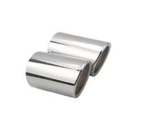 OMDHATU Autopartes Puntas De Silenciador De Escape De Acero Inoxidable para Coche, Cubierta De Tubo De Escape De Coche, 2 Uds. para Volvo XC60 S60 V60 2011 2012 2013 Tubo Escape Coche