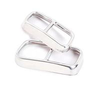 OMDHATU Autopartes Silenciador Trasero De Estilo De Coche Cubierta De Salida De Tubo De Escape Embellecedor 2 Piezas para B&MW Serie 7 F01 2009-2014 Tubo Escape Coche(Plata)