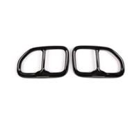 OMDHATU Autopartes Tubos De Escape De Coche, Cubierta De Silenciador, Pegatinas, Accesorios De Acero Inoxidable 1 Par para B&MW X3 G01 2018 2019 2020 Tubo Escape Coche(Style 3)