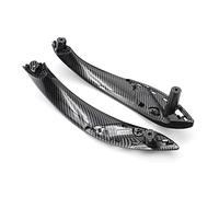OMDHATU Cubierta de manija interior de fibra de carbono para puerta interior con mango exterior para B&MW 3 4 Series M3 M4 F30 F34 F36 F32 F33 F80 F82 F83 Auto Parts (Color: frontal 2 piezas)
