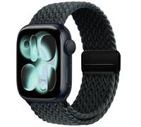 OMECKY Correa magnética trenzada compatible con Apple Watch Series 11, 10, 42 mm, 9, 8, 7, 6, 5, 4, 40 mm, 41 mm, para mujeres y hombres, correa deportiva elástica de nailon para iWatch SE 1/2/3