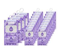OMECO Bolsa deshumidificador colgante, deshumidificador desechable, 20 paquetes x 230 g absorbedores de humedad con aroma a lavanda, adecuado para lavandería, armario, estantería, etc