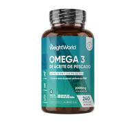 Omega 3 2000mg - 240 Perlas de Aceite de Pescado (660mg EPA + 440mg DHA) - Ácidos Grasos de Omega 3 para 4 Meses, Sin OGM