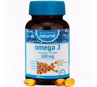 Omega 3 500 mg con EPA y DHA, 120 perlas, DietMed | 18% EPA - 12% DHA - Aceite de pescado - 500 mg - 120 perlas - Cápsula blanda