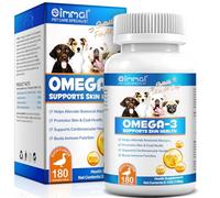 Omega 3-6-9 para Perros - Aceite de Pescado, borraja y linaza con Vitamina E - para Todos los Perros - Apoyo para Piel y Pelaje y vitalidad - 180 Comprimidos - Calidad de Alemania