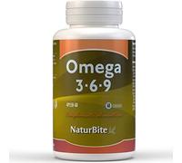 Omega 3·6·9 - Suplemento de Ácidos Grasos Esenciales con Aceite de Pescado, Onagra y Lino, Rico en EPA, DHA, GLA y ALA, con Vitamina E Natural - 60 Cápsulas