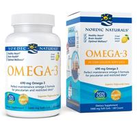Omega-3, 690mg Limón (Gelatina de Pescado) - 60 cápsulas blandas