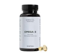 Omega 3 90 cápsulas veganas | 2000 mg por día | DHA, EPA & DPA ácidos grasos omega 3 alta biodisponibilidad | Altamente dosificado para el apoyo cognitivo y cardiovascular | Nordic Oil